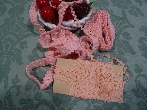 Lot rose saumon en tout - ,