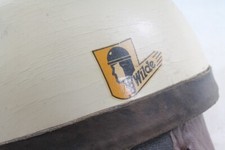 Ancien Casque WILDE Vintage Retro Casque De Moto Taille Environ 55