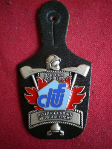 Insigne pompiers pucelle - insigne, de