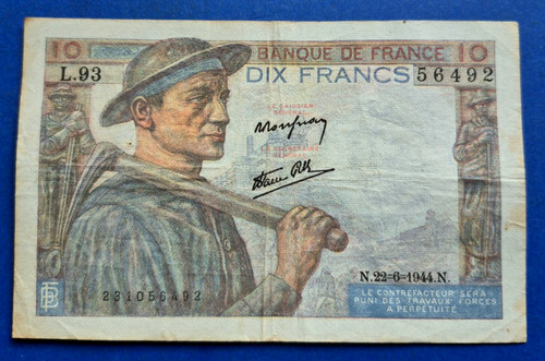 France francs mineur 1944 - -, 10