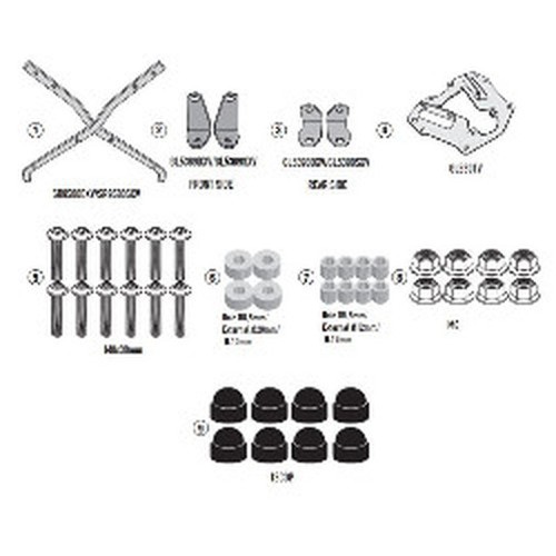 Set attaque arrière givi - attaque,