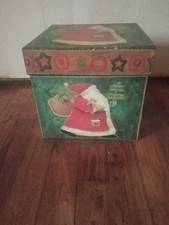 Boîte père noël, décoration de noël 