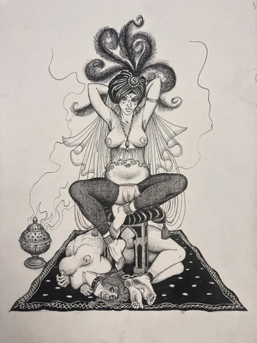 Grande illustation originale