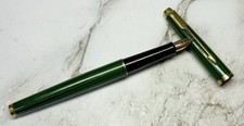 Stylo Plume Parker 180 Laqué Malachite - Plume Or 18k - RARE