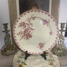 Ancien plat rond porcelaine