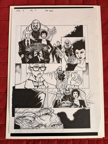 Planche originale comics - planche,