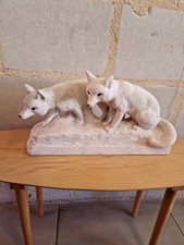 Couple De Renard Céramique