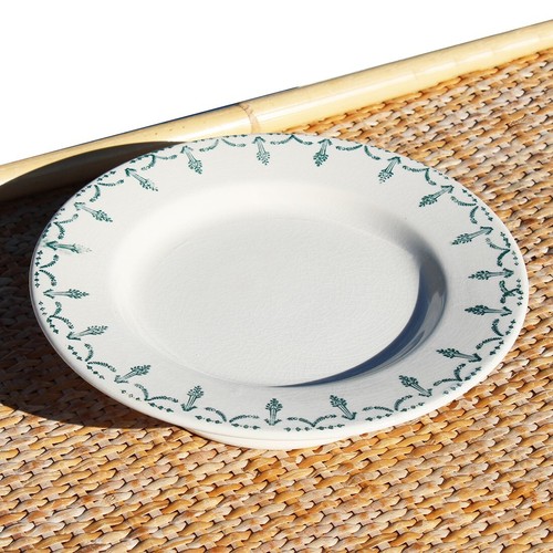 Ancienne assiette montée - , à