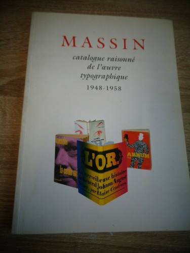 Massin catalogue raisonne - de, l