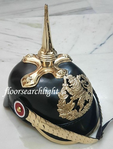 Casque cuir prussien - casque, en