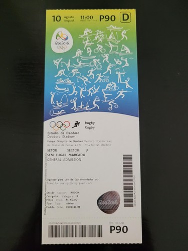 Billet jeux olympiques 2016 - jeux,