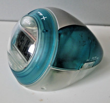 réveil numérique heure et alarme écran plastique vert et transparent