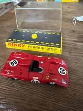 DINKY TOYS FERRARI 312 P REF 1432 MADE IN FRANCE BOITE D'ORIGINE MECCANO