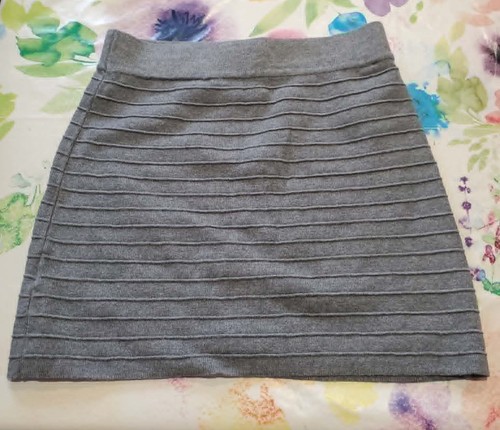 Jupe grise courte promod - courte,