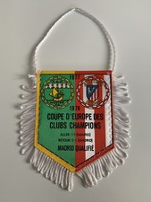Fanion FC Nantes Atletico Madrid 1978 vintage foot football pennant FCN