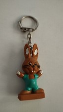 Porte clés Mascotte Lièvre  Entreprise VAILLANT Keychain Vintage 80'