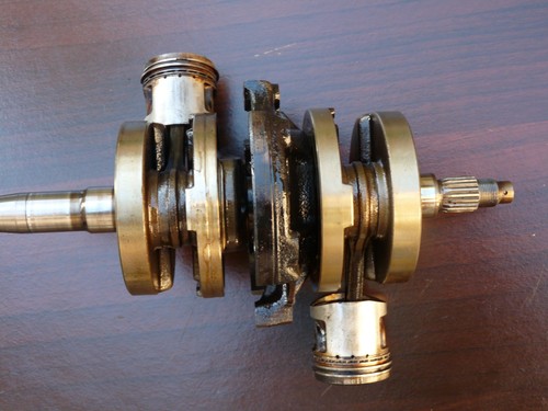 Vilebrequin avec pistons - , honda