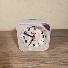 RÉVEIL DE VOYAGE HANGARTER BLANC VINTAGE / FONCTIONNE / MECANISME QUARTZ 