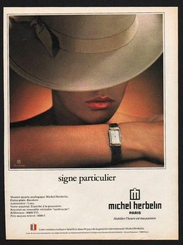 Publicite 1983 montre michel - montre,