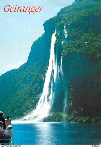 Carte postale norvège - carte,