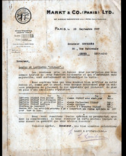 PARIS (XI°) USINE d'OUTILLAGE / LANTERNES & LAMPES Coleman "MARKT & Co" en 1927