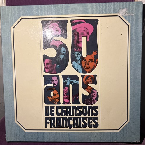 Coffret disques 33t 50 - coffret,