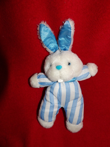 Doudou peluche lapin pampers - lapin,