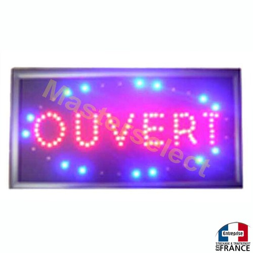 Panneau enseigne lumineuse - panneau,