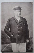 Ancienne Carte Postale 1910 Studio Photo De Herbert H.Cullum Marin Casquette