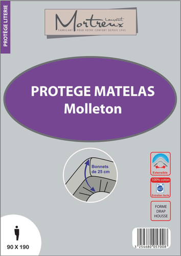 Protège matelas molleton - protège-matelas,