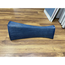 COLONNE DE LAVABO BLEU RAYURES