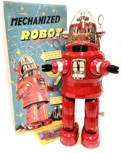 Osaka tin toy robby the - osaka,