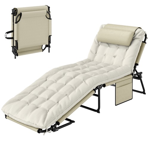 Outdoor folding chaise - folding, lounge