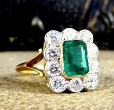 Vert Émeraude & Rond Coupe