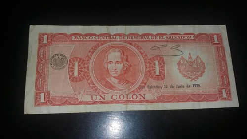 Salvador colon 1979 old - salvador,