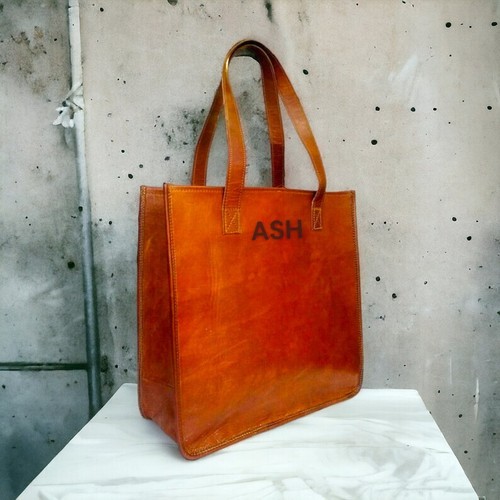 Sac main cuir véritable - main, en