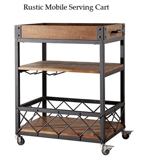 Bar serving cart - serving, tribecca