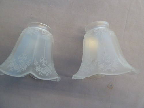 Ancienne paire tulipes - ancienne,