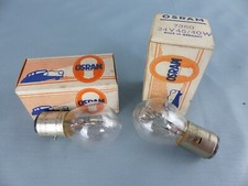 OSRAM Oldtimer lot de 2 ampoules blanches 24 V 45 / 45 W ref 7360 Neuves voiture