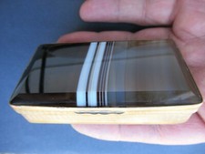 ANCIEN TABATIERE AGATE