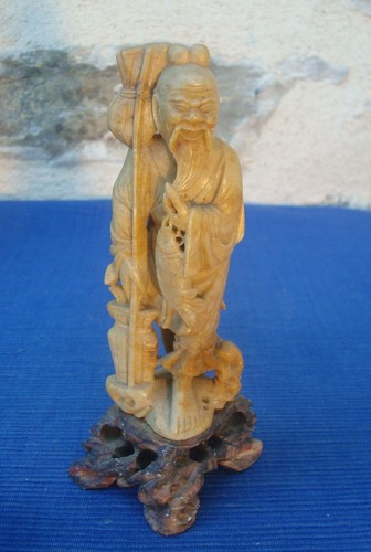 V52 statue figurine sage - statue,
