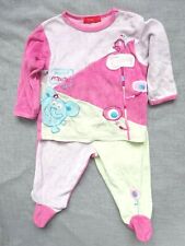 Jolie Pyjama velours coton rose Bébé Fille "Tissaia " Taille 12 mois 