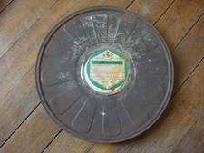 ancienne boite bobine de film cinema,40cm diametre