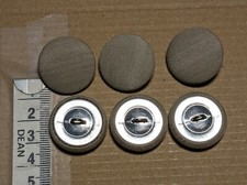 6 26mm Grey Fabric Covered