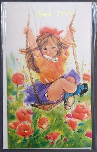 Carte bonne fête fille - carte,