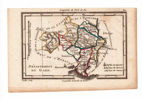 Carte géographique xviiie - géographique,