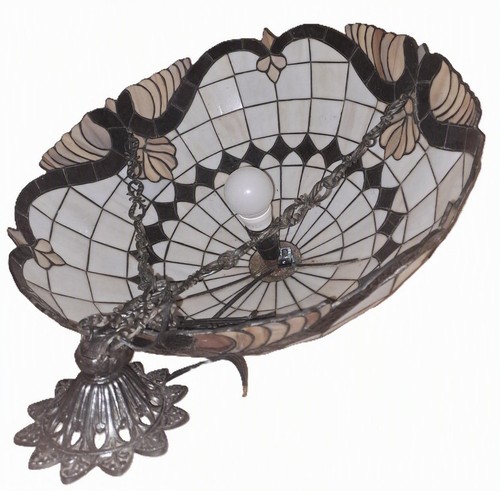 Grand plafonnier style tiffany - grand,