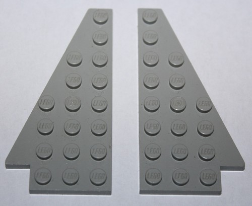 Lego vintage oldgray wedge - vintage, 8x4