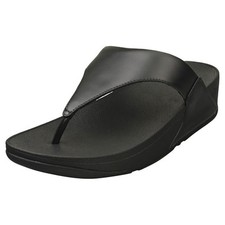 Sandales Platforme Lulu Cuir Noir FitFlop Femme