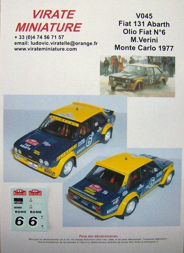 V045 fiat 131 abarth - 131, rallye